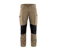 Pantalon maintenance polycoton stretch femme Vert-Armée/Noir 44 715918454699 Blaklader