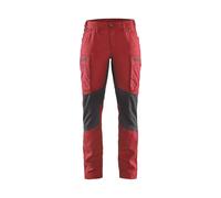 Pantalon maintenance +stretch femme Blåkläder 7159 Rouge/Noir Blaklader - 715918455699C 34