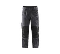Pantalon maintenance +stretch Noir/Gris-Foncé 64 jambes courtes 149513309998