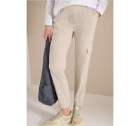 Pantalon Mid Waist Slim Leg au look cargo