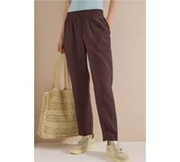 Pantalon Mid Waist Slim Leg en coupe loose