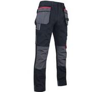LMA WORKWEAR 1880 - Pantalon de Travail Renforcé avec Poches Genouillères - 1378 MINERAI - Bicolore, Ultra-Résistant, Pratique avec Ses Poches Outils Amovibles - Idéal BTP, Industrie, Artisanat