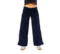 Pantalon mixte hybride velours côtelé bleu nuit Cassiopée XL - (42-44)