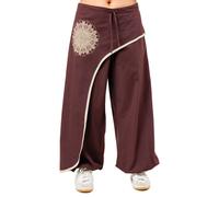 Pantalon mixte surjupe asymétrique Nayun