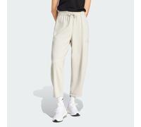 adidas Femme Essentials Contemporary Logo Fleece Barrel Pants, Wonder Alumina, XS