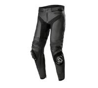 Alpinestars Missile V3, pantalon en cuir Court 52 Noir/Noir Noir/Noir
