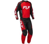 Pantalon moto cross Fly Racing F-16 - rouge/noir/blanc 30