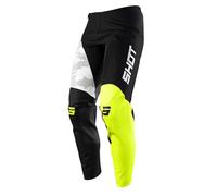 Pantalon Moto Cross Shot Contact Camo Neon Yellow 30 US