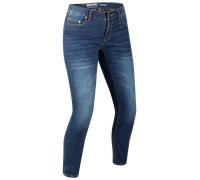 Bering Trust Tapered Jeans de moto pour femmes, bleu, taille 38