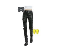 Pantalon Moto Femme Pantalon Moto en Cuir Cadeaux De Cyclisme pour Hommes/Femmes Résistant À l'usure, Coupe-Vent, Respirant, Résistant Aux Déchirures(Size:M)
