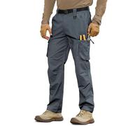 Pantalon Moto Homme Hiver Travail Chantier Sport Pantalon De Randonnée Homme avec Ceinture Élastique Work Cargo Militaire Vêtements