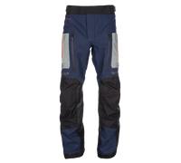 Klim Carlsbad Rogue Gore-Tex Pantalon textile moto, bleu/rouge, Taille Long 32