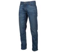 Klim K Forty 2 Straight Stretch Denim Jeans moto, bleu, taille 32