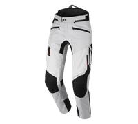 Macna Novado 2.0 NightEye Pantalon textile de moto imperméable, Gris clair/Noir, Taille Long M
