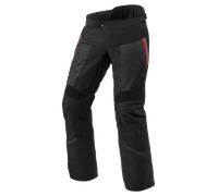 Revit Tornado 4 H2O, pantalon textile imperméable Long XL Noir/Gris/Rouge Noir/Gris/Rouge