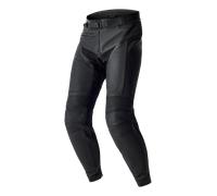RST T2 D3O, pantalon en cuir perforé Court L Noir Noir