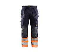 Pantalon multinormes inherent Blåkläder 1489 Marine/Orange fluo Blaklader - 148915138953C