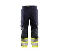 Pantalon multinormes inhérent Marine/Jaune-Fluo 14881512 - Taille au hoix