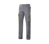 Pantalon multipoches bicolore Velilla Gris 50