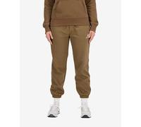 Pantalon New Balance Essentials Stacked Logo marron blanc femme - L
