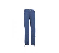 E9 - Pantalon en velours côtelé - Onda Vs Blue-St pour Femme en Coton - Taille M - Bleu Bleu M