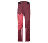 Pantalon ORTOVOX 3L Westalpen Dark blood pour femme S
