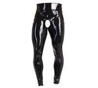 Pantalon Ouvert en Latex - S Noir