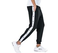 Pantalon Ouverture Laterale Homme, Pantalon Survêtement À Bouton-Pression Latéral pour Hommes,Pantalon Survêtement Homme avec Boutonnière Latérale À Ouvrir Sport Loisirs Jogging Bouton
