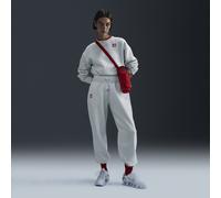Pantalon oversize à taille haute Nike Football Liverpool FC Phoenix Fleece 3e tenue pour femme Pure Platinum/Blanc S (FR 38-40)