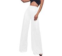 Pantalon Paillette Femme De Soirée Cocktail Strass Disco Métallique Droit Legging Noir Chic Et Elegant Vetement Annee 80 Tenue Style Décontracté Éléphant Déguisement Année Long Extensible Carnaval