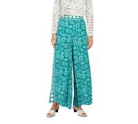 Pantalon palazzo femme Derhy Darius Vert L