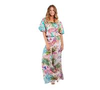Pantalon palazzo tropical femme Derhy Dancing Rose S