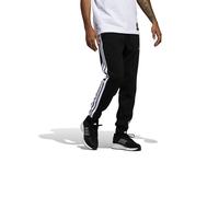 Pantalon Pants HOMME Adidas Essentials 3 Stripes Fleece Noir Blanc Coton