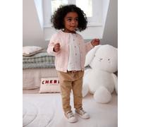 Pantalon paperbag bébé avec ceinture cappuccino 3M(60CM)
