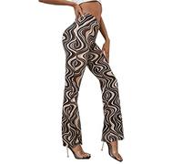 Pantalon Patte D'Elephant Femme Pantalon Yoga Taille Haute - Leggings Habillé De Sortie Mode Fluide Elastique Chic Et Elegant Hippie Deguisement Sport Vetement Disco Festival