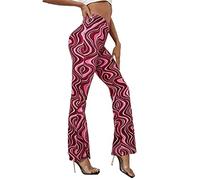 Pantalon Patte D'Elephant Femme Pantalon Yoga Taille Haute, Leggings Habillé De Sortie Mode Fluide Elastique Chic Et Elegant Hippie Deguisement Sport Vetement Disco Festival