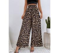 Pantalon pattes d'éléphant imprimé léopard L,M,S,XL,XS,XXSImprimé léopardÉtoffe