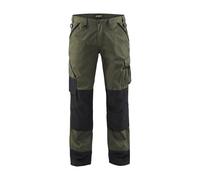 Pantalon paysagiste 1454 Vert armée/Noir Blaklader - 145418354699C 48