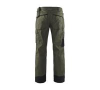 Pantalon paysagiste 1454 Vert armée/Noir Blaklader - 145418354699C 50