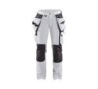 Pantalon peintre stretch 4D femme Blåkläder 7179 Blanc/Gris foncé Blaklader - 717916451098C