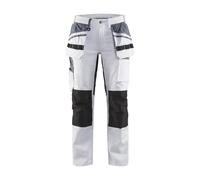 Pantalon peintre +stretch femme Blåkläder 7910 Blanc/Noir Blaklader - 791010001099C 50