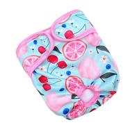 Pantalon Physiologique pour Animaux de Compagnie, Absorption d'humidité, Prévention du Harcèlement, Couche Respirante pour Chiens Femelles (Cerise Citron L)