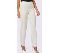 Pantalon plissé 63% lyocell (tencel) - Creation L - écru ÉCRU 23