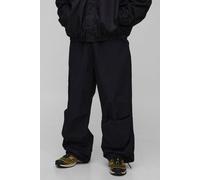Pantalon plissé parachute homme - noir - XL, noir