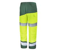 PANTALON POCHES GENOUX FLUO SAFE XP JAUNE FLUO / VERT AMAZONIE CEPOVETT - 22-9B87-9570-720 44/46 (M)