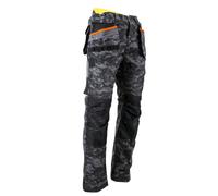 Pantalon poches volantes amovibles poches genouillères DONJON DIGITRADE GRIS NUIT - LMA LEBEURRE - 1726 42