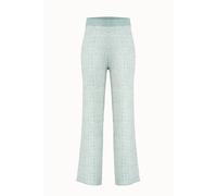 Pantalon Poivre Blanc Knit 3521 Tweed Aloe Blue Femme Bleu 2025 taille L