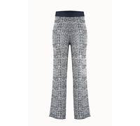 Pantalon Poivre Blanc Knit 3521 Tweed Gothic Bl Femme Bleu 2025 taille S