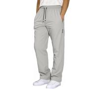 Pantalon Polaire Homme Elastique Bas De Survêtement, Pantalons De Randonnée Homme Oversize l'hiver Doublé Polaire Doux Thermique Chaud Coton Confortable avec Poches Respirant Taille Elastique Casual