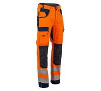 Pantalon POLARISATION haute visibilité orange 55% coton 45% polyester T 40 LMA LEBEURRE 1679-40